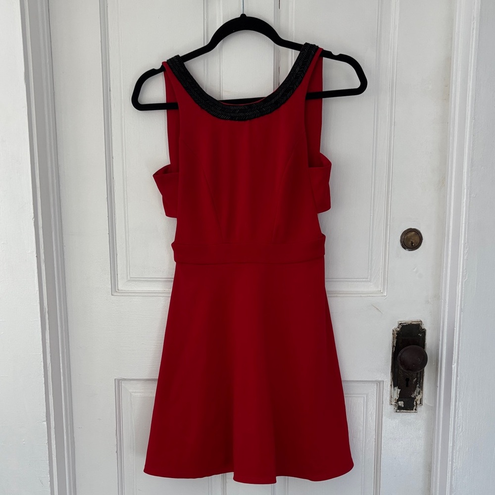 XOXO Red Sleeveless Dress